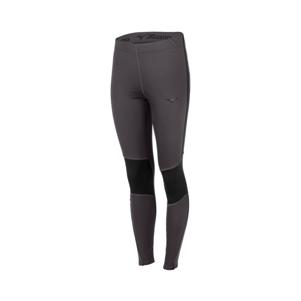 Collant Mizuno Breath Thermo® Donna - Grigie/Nere - 10967-LQSD